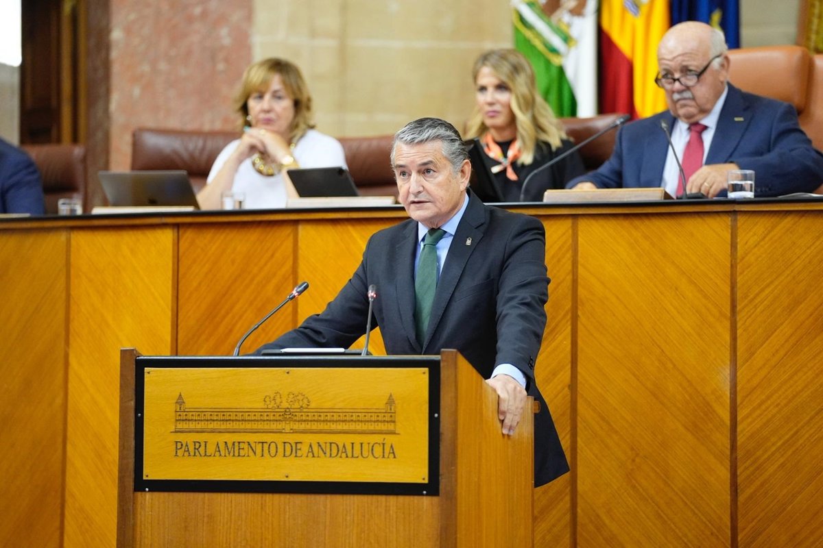 Antonio Sanz inicia su labor como consejero de Sanidad en el Parlamento andaluz con un debate