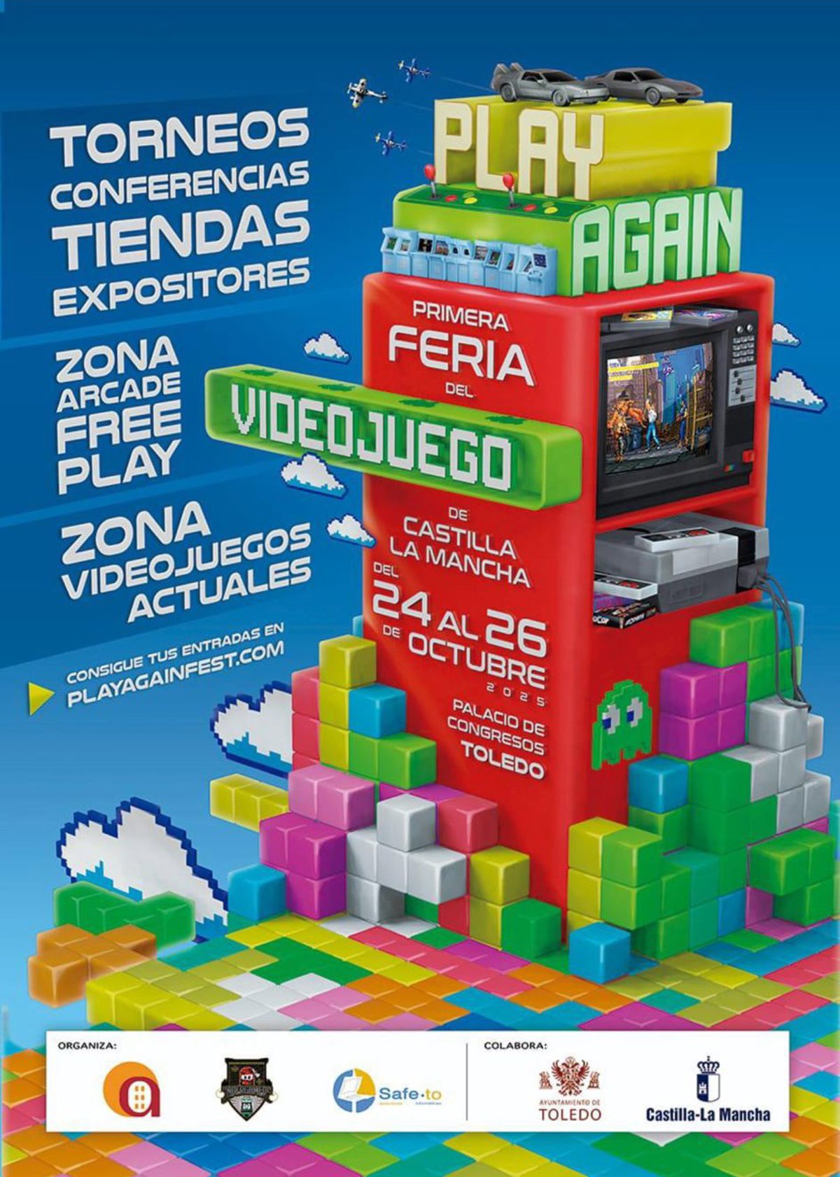 Toledo será la capital de los videojuegos con el Play Again Fest del 24 al 26 de octubre
