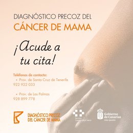 Canarias recuerda la importancia de participar en el cribado poblacional del c&aacute;ncer de mama para una detecci&oacute;n precoz