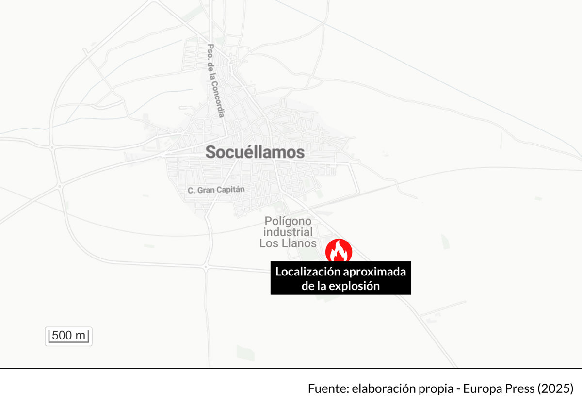 Tres personas resultan gravemente heridas en una explosión en una empresa de residuos en