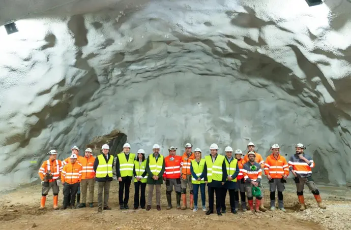Santano destaca que el avance en el túnel de La Catedral es fundamental para la llegada de la Alta