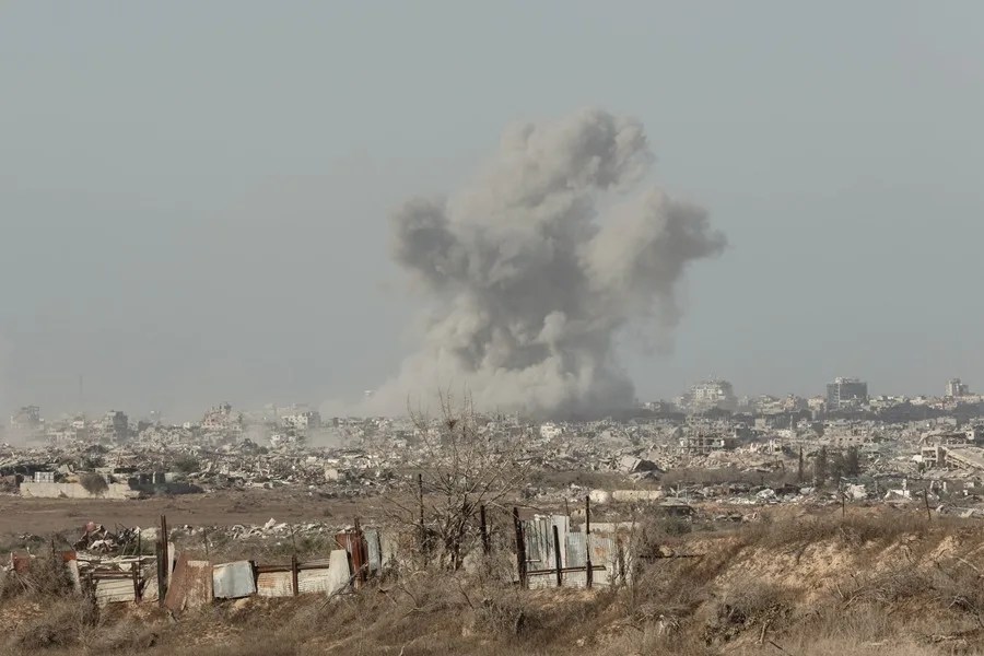 Vista general de la ciudad de Gaza,
