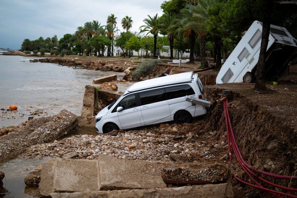 El Govern realiza el 50% de las 120 acciones por el temporal en Terres d'Ebre (Tarragona)