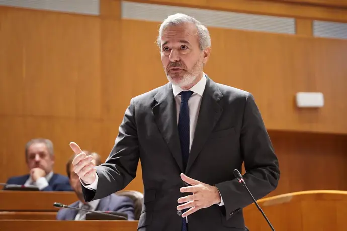 Azcón afirma que la única misión de Alegría (PSOE) es respaldar al Gobierno y lo que diga