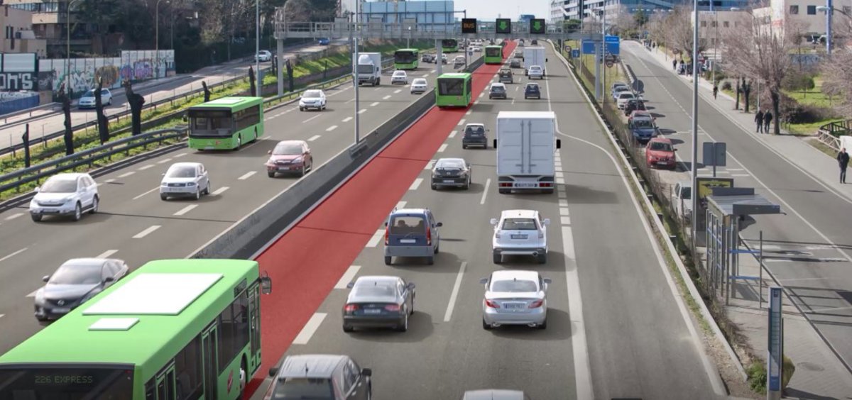 El Bus-VAO de la A-2 hasta Torrejón comenzará en el primer trimestre con un periodo de prueba sin