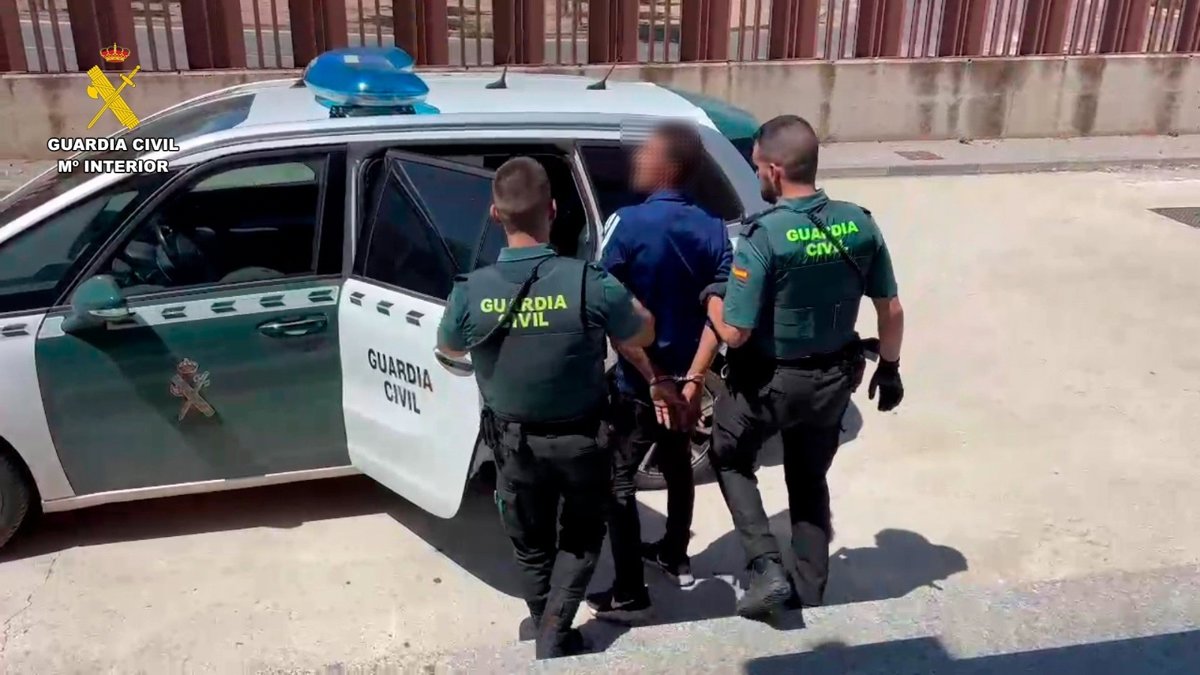 La Guardia Civil captura a un delincuente multirreincidente que reanudó su actividad delictiva