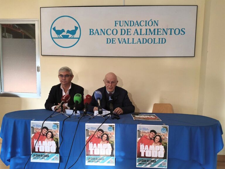 Banco de Alimentos de Valladolid espera aumentar su recaudación en la Gran Recogida para ayudar a