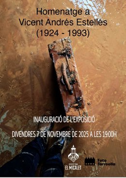 La Sociedad Coral lo Micalet acoge en Valencia la exposici&oacute;n fotogr&aacute;fica itinerante 'Homenajeo a Vicent Andr&eacute;s Estell&eacute;s (1924-1993)'.