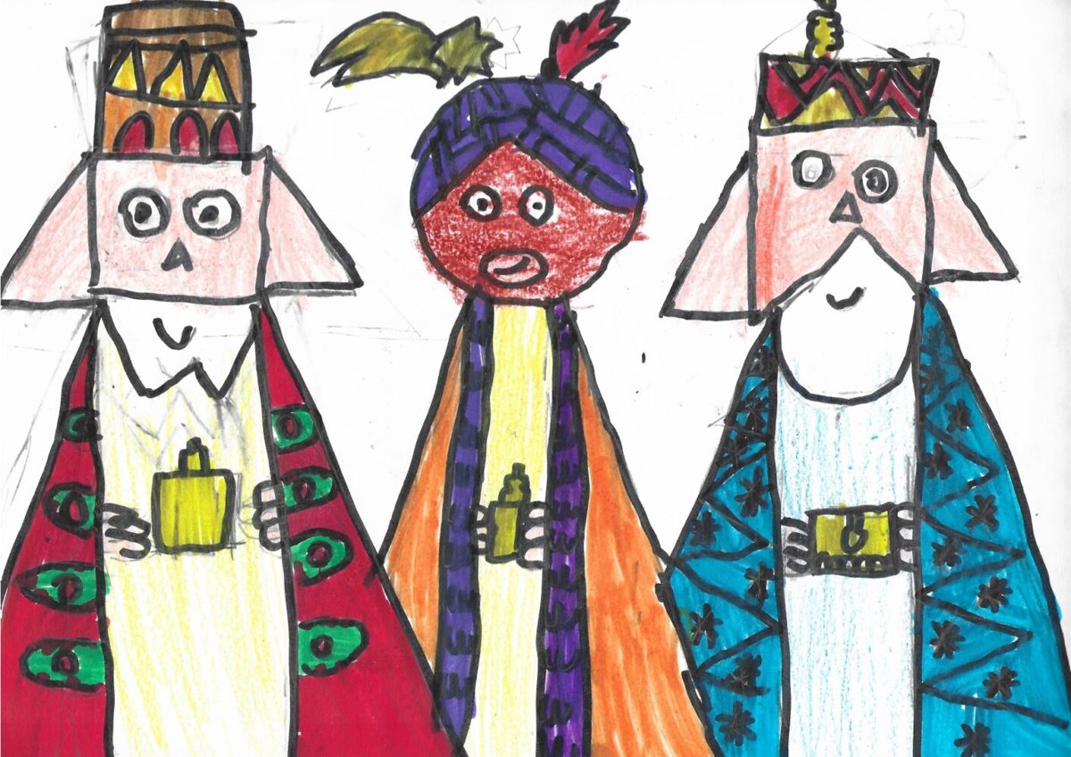 Reyes, regalos, ángeles y renos llenarán de magia Madrid con los dibujos de los niños madrileños