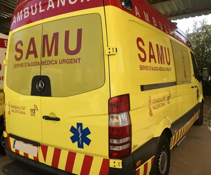 Tres accidentes en Aldaia, Alboraia y València dejan cuatro heridos, uno de 69 años con lesiones