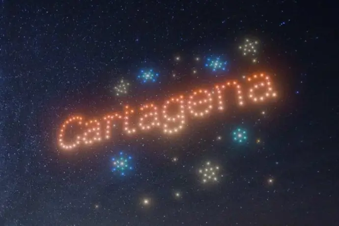 Cartagena dará inicio a su Navidad el 5 de diciembre con un espectáculo de drones en el puerto