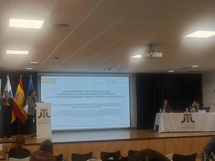 Estudio revela que el 'Tajogaite' en La Palma provoca más síntomas respiratorios y oculares