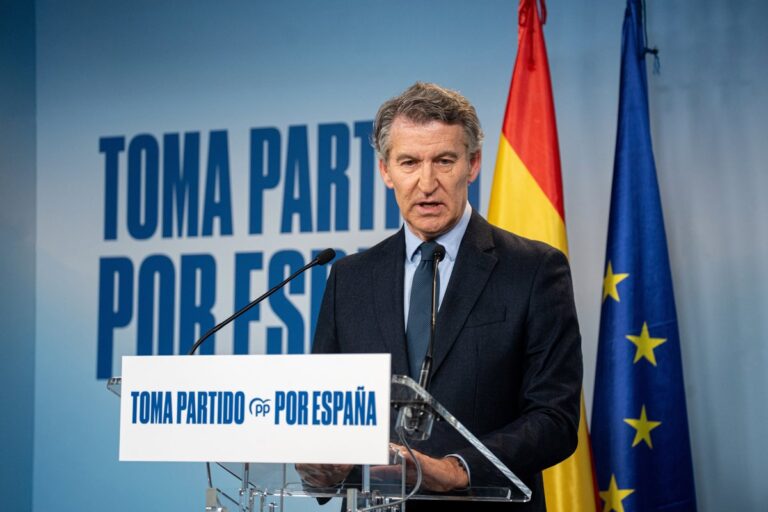 Feijóo convoca una manifestación en Madrid este domingo tras la entrada de Ábalos en prisión