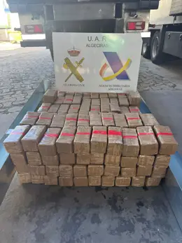 Más de 2.100 kilos de hachís incautados en el puerto de Algeciras, Cádiz