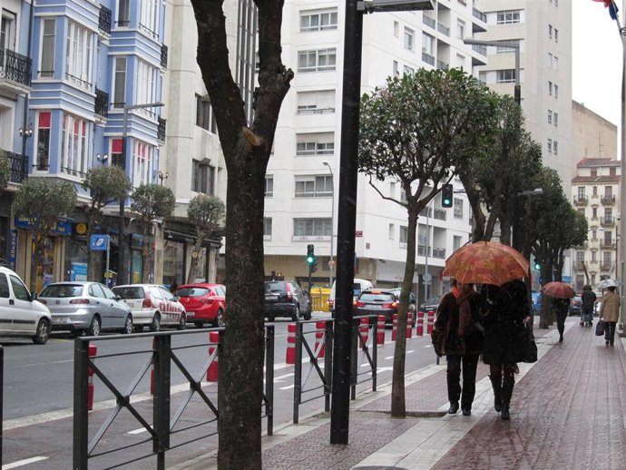 Archivo - Parag&uuml;as, lluvia en Logro&ntilde;o