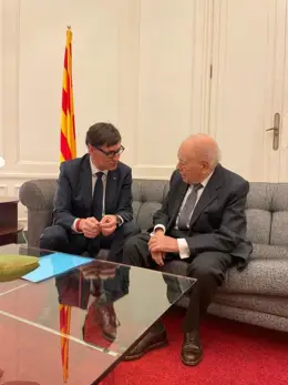 Illa se reunió el viernes con Pujol en el Palau de Pedralbes para conocer su salud.