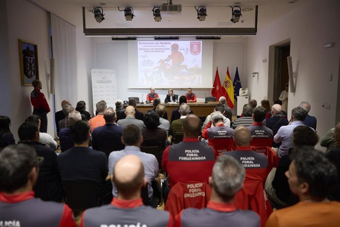 Imagen de la jornada organizada con motivo del 35&ordm; aniversario de la Brigada de Protecci&oacute;n de Medio Ambiente de la Polic&iacute;a Foral