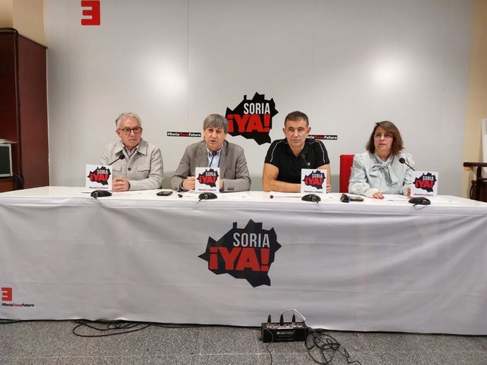 Presentaci&oacute;n de los candidatos de Soria &iexcl;Ya! al proceso de primarias que tendr&aacute; lugar el 11 de enero