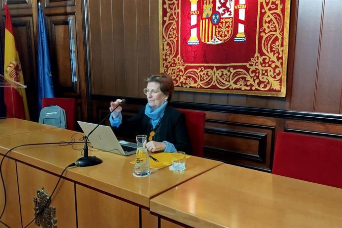 La delegada territorial de la Agencia Estatal de Meteorolog&iacute;a en Navarra, Paloma Castro