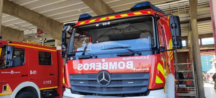 Incendio en la cocina de un piso en Logroño en Nochebuena, sin heridos ni daños personales