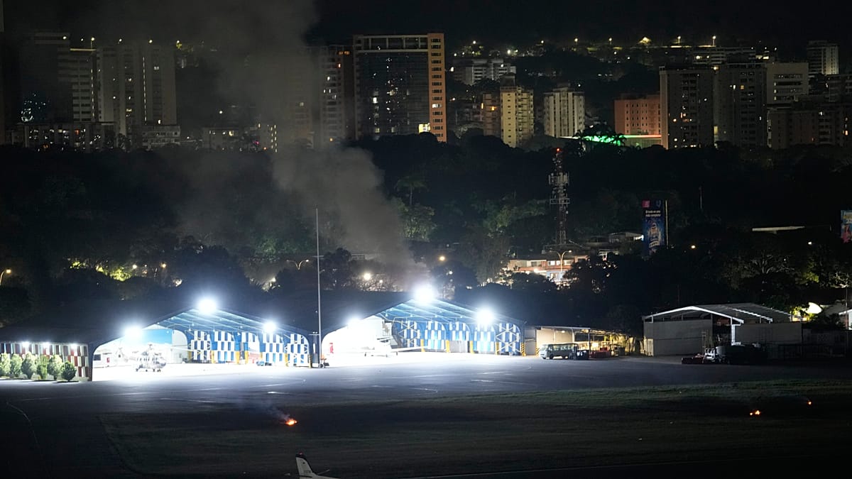 Explosiones en Caracas: videos revelan la situación en la capital de Venezuela.