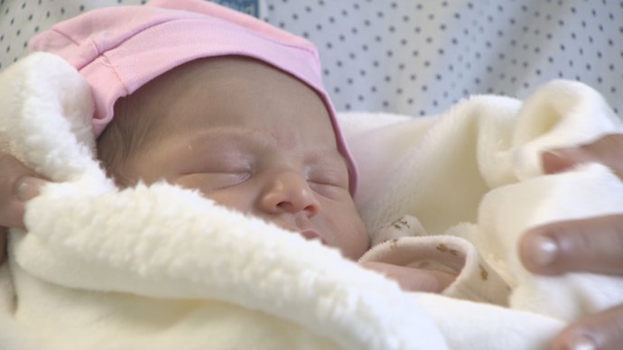 Paulina, primer beb&eacute; del a&ntilde;o 2026 en La Rioja