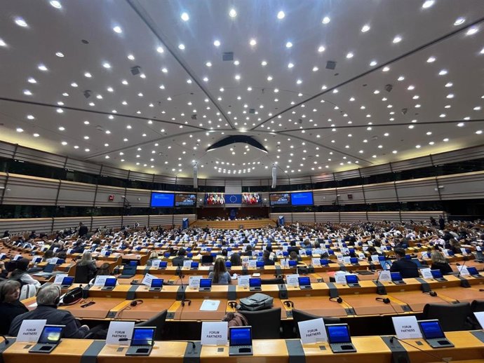 Archivo - Dependencias del Parlamento Europeo.