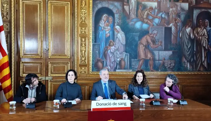 Collboni, Larrossa, Salellas y Viñuales invitan a unirse a la Marató de Donants de Sang 2026