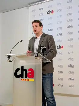 Jorge Pueyo expresa el rechazo de CHA al sistema de financiación que no reconozca la singularidad