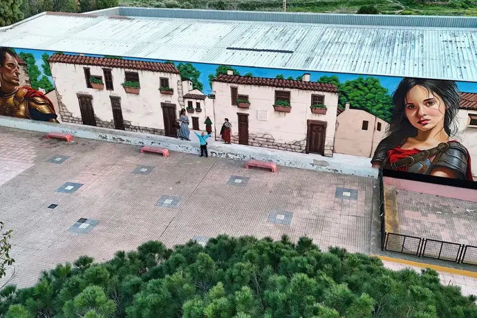 Ya está abierta la votación para el mural romano de Canteras, nominado a premios internacionales