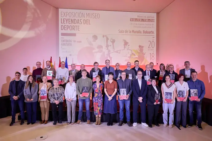 Reconocimiento a quienes han recibido la Medalla de Oro del Deporte de Navarra en 40 años de