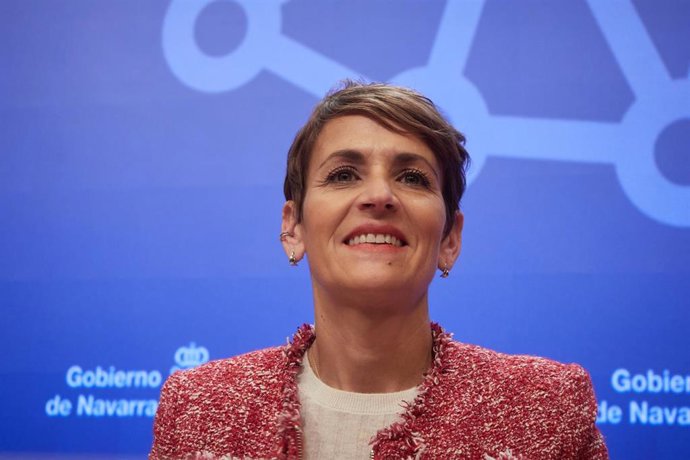 La presidenta de Navarra, María Chivite.