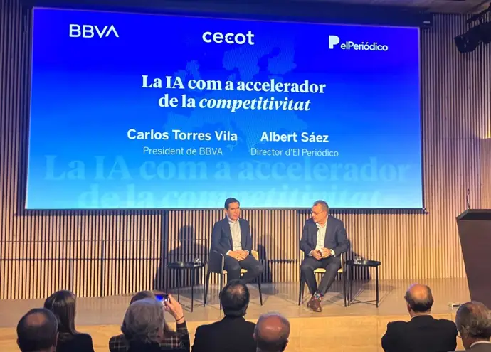 Torres (BBVA) afirma que Catalunya lidera en la implementación de la inteligencia artificial
