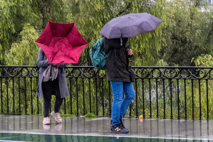 Fuertes vientos causan corte de líneas telefónicas en el norte de Cáceres y Campiña Sur