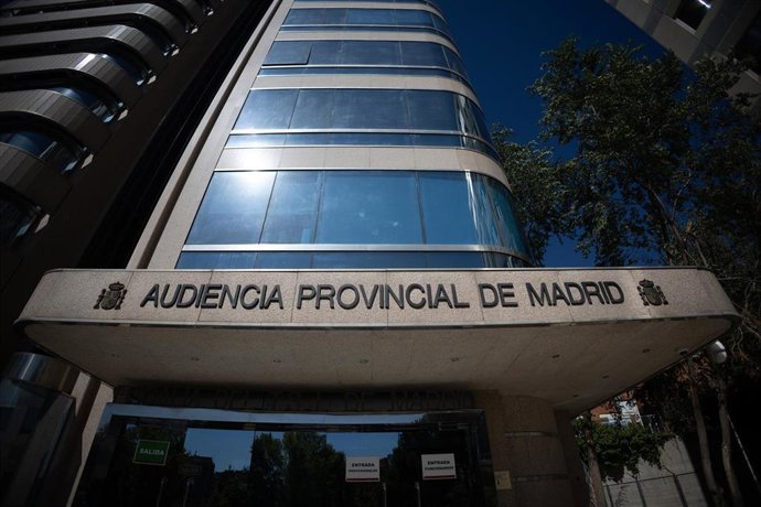 Archivo - Fachada de la sede de la Audiencia Provincial de Madrid, a 26 de septiembre de 2025, en Madrid (Espa&ntilde;a).