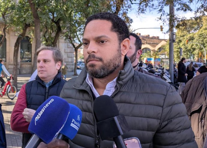 El secretario general de Vox y l&iacute;der del partido en Catalunya, Ignacio Garriga