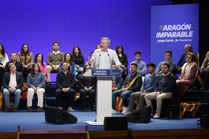 Azcón (PP): "Si el domingo el PP tiene éxito, Sánchez verá cómo se acaban sus días en La