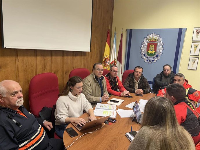 El alcalde de Talavera, Jos&eacute; Juli&aacute;n Gregorio, en la reuni&oacute;n del CECOPAL