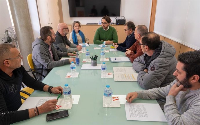 El concejal de Empleo, &Aacute;lvaro Vald&eacute;s, se ha reunido con el Comit&eacute; de Empresas Auxiliares de Sabic