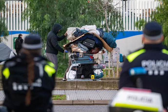 ERC solicita una estrategia definida sobre el sinhogarismo tras desmantelar el campamento de Zona