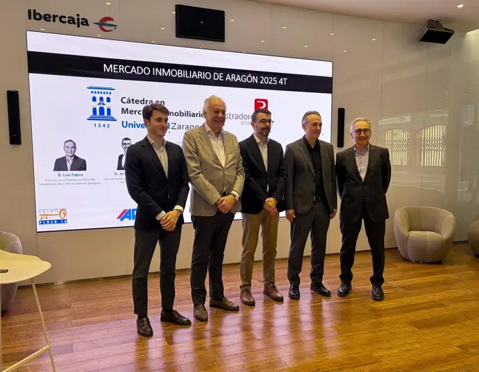 Aragón finaliza 2025 con 18.611 compraventas, trasladándose las operaciones a áreas
