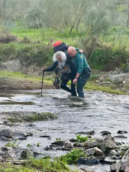 Rescatan a un peregrino de 75 años perdido en Riolobos durante el Camino de Santiago