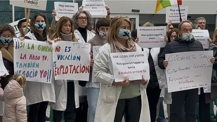 La huelga de médicos ha impactado a unos 8.000 pacientes en La Rioja en los últimos cinco días