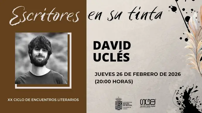David Uclés, reciente ganador del Premio Nadal, abrirá la XX edición de 'Escritores en su tinta'