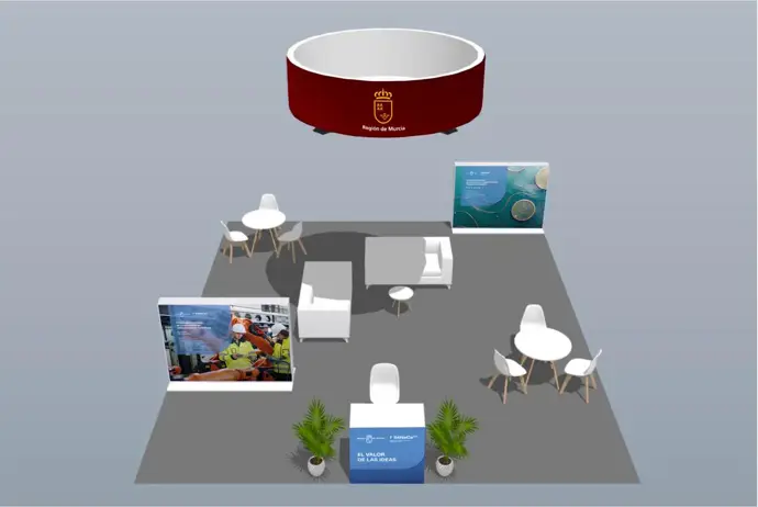 La Región fortalece su participación en 'Transfiere' con un estand ampliado en el centro del foro