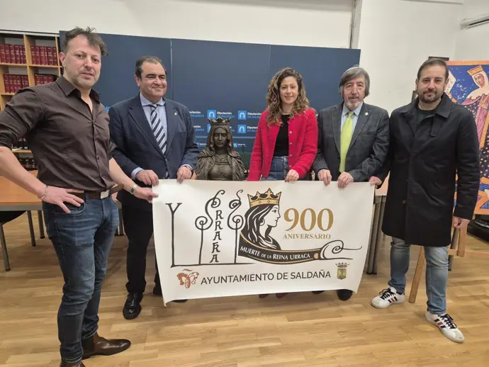 Ceremonia y actos en recuerdo de los 900 años de la muerte de la reina Urraca I en Saldaña,