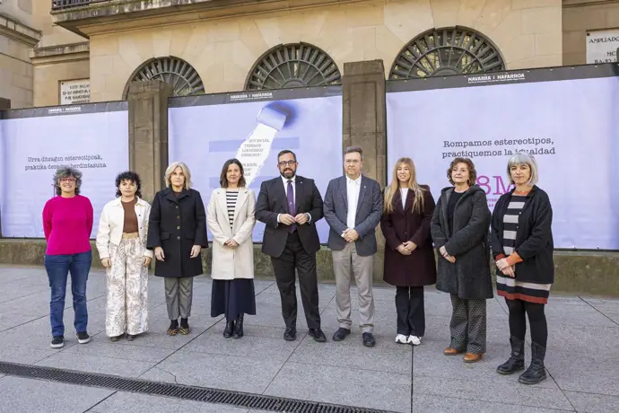 El Gobierno de Navarra anima a la ciudadanía a desafiar estereotipos sexistas por el 8M