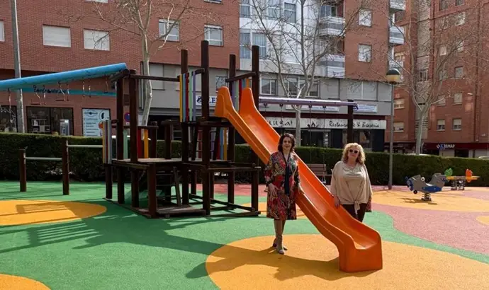 Concluyen las mejoras en el parque infantil La Estrella en Teruel: inversión de 37.000€ para