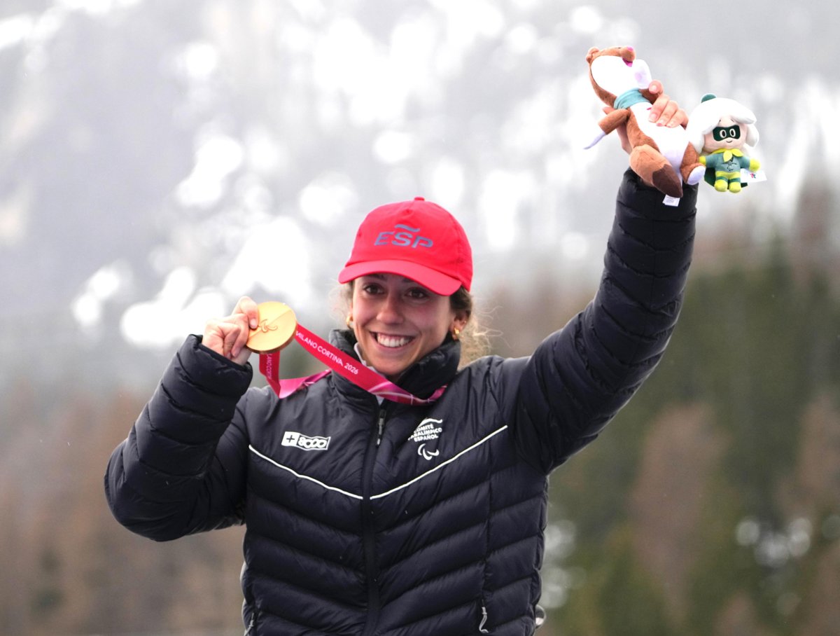 Audrey Pascual se lleva la medalla de bronce en eslalon en los Juegos Paralímpicos de Invierno