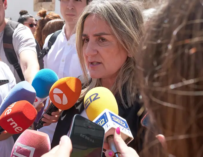 Milagros Tolón indica que el Gobierno ofrece su apoyo a Escalona tras la caída de la torre del